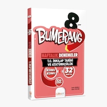 Bumerang 8. Sınıf LGS 32 Haftalık İnkılap Tarihi Denemeleri