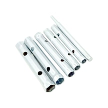 T Kollu Buji Boru Anahtar Seti Kovan Tipi Borulu Lokma Takımı 8-17mm Kollu Set 6 Parçalı