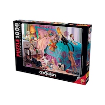 Anatolian Puzzle 1000 Parça Haylaz Köpekler 1064