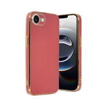 Apple iPhone Uyumlu 16e - Kılıf Volet Silikon - Kırmızı