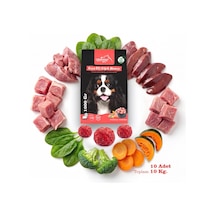 Kuzu Etli Tahılsız Barf Köpek Maması 10 Kg - 1000 G X 10