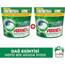Hepsi1arada Pods Kapsül Çamaşır Deterjanı Beyazlar Ve Renkliler 35 Yıkama X 2