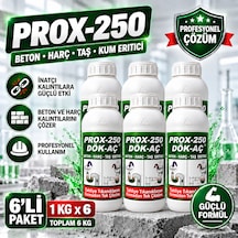 Prox -250 6'lı Harç-taş-kum-beton Eritici Lavabo Açıcı 1 Kg