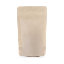 Kraft Aluminyum Önden Kilitli Doypack Ambalaj 16 X 27 + 4 Cm. 500 Gr. - 500 Adet