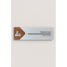 Veteriner Ofis Oda Kapı İsimliği Yönlendirme Tabelası Levhası Kişiselleştirilebilir