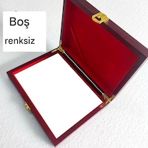 Büyük Boy Ahşap Dekor Boş Istampa 175 125mm Mürekkep Baskı Pedi Karışık