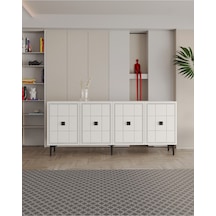 Ka1509b - Yuka Konsol, Tv Sehpası Beyaz 150cm Beyaz