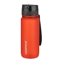 Uzspace 650ml Soft Touch Tritan Su Matarası Kırmızı Beyaz