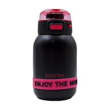Çocuk Termos Matara 600ml Siyah Genel
