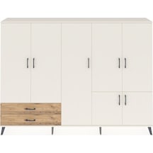 Arges Dolap 12 Raflı 2 Çekmeceli 7 Kapaklı 220x30x163 Aytaşı-aytaşı/çam Aytası/atlas Çam - Aytası