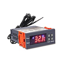 Ximistore9 Stc-3000 Dijital Sıcaklık Kontrol Cihazı -50 C 99 C Aralığında Akvaryum, Inkübasyon, Soğutucular İçin Mikroişlemci Kontrolörü 220v
