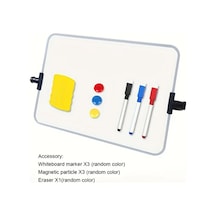 Willowhaven Ayarlanabilir Mavi Beyaz Tahta Seti Manyetik Kalem Silgi Mavi