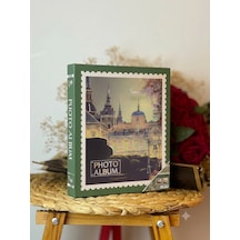 Rabsev Rs26 Fotoğraf Albümü 10x15cm 600 Lük Kule Desenli Kutulu Yatay Dikey Modeli