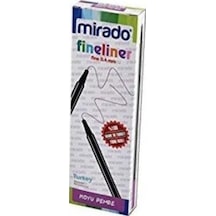 Mirado Fineliner Keçeli Kalem Ince Uçlu 0.4 Mm 12 Li Koyu Pembe Kod : 08 (1 Paket 12 Adet Tek Renk)