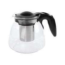Kiwi Ktm-2907 Çay Makinesi İle Uyumlu Çelik Süzgeçli Cam Demlik - 900 Ml