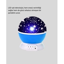 Renkli Led Gece Lambası 6 Modlu Çocuklar İçin Masal Işığı Çok renkli