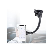 Simex Telefon Tutucu Vantuzlu Miknatisli St-202 Aqua Siyah