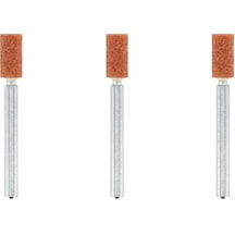 8153 Alüminyum Oksit Taşlama Taşı, En Küçük Çaplı, Silindirik Biçimli, 4,8 Mm, 3'lü