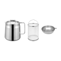 Suntek Magideal Derin Kızartma Tenceresi Drenaj Eleği Kulplu 1.5 L