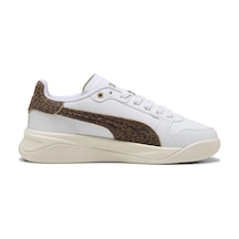 408247-02 Puma Court Bae Feline Kadın Spor Ayakkabı Beyaz 408247-02 Beyaz - Kahverengi