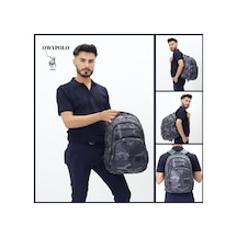 Ergonomik Ve Dayanıklı Su Geçirmez Okul Çantası Hafif, Şık Ve Geniş Hacimli Sırt Çantası Oklç001 Gri