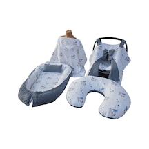 Pike&müslin Babynest Seti - 5 Parça