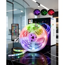 10 Metre Şerit Led Bluetooth Ses Duyarlı Uucz10metreledd Çok Renkli