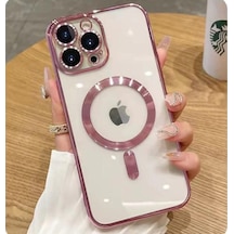 Apple Uyumlu iPhone 11 Pro Max Kilif Kamera Korumali Magsafe Parlak Luxury 563543003