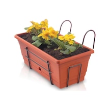 Ferforje Askılı Saksı 60 Cm,Balkon Saksısı,Asma Saksı,Askılı Sak (410377176)
