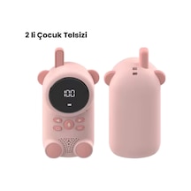 Lcd Ekranlı Bebek M2 Telsizi - Lisinya Pembe