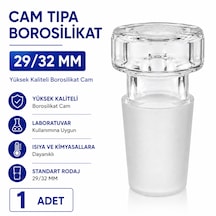 Cam Tıpa Borosilikat 29/32 Mm