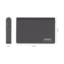 Orıco 2598C3-Bk Sata Harici 2.5” Type C Usb 3.1 Harddisk Kutusu (99750796)
