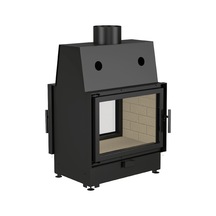 Echa Tech Çelik Şömine Haznesi Tünel Çift Yüzlü 70 x 51