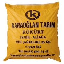 Karaoğlan Tarım Elementel Kukurt Tarım Amaçlı 25 Kg Karaoğlan Tarım Elementel Kukurt Tarım Amaçlı 25 Kg