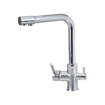 Polisu Arıtmalı Eviye Bataryası Gümüş