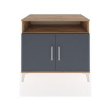 Hyperion Şifonyer 3 Raflı 2 Kapaklı 88x44x80 Çam-antrasit Çam