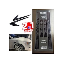 Opel Kadett Uyumlu Kapı Eşiği + Çamurluk Vent