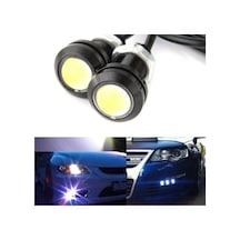 9w 12v Beyaz Led Ampul, 18 Mm Çap, Universel Sinyal Kontrol Lambası