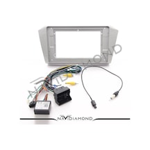 Özer Elektronik Volkswagen Passat B8 Metalik Gri Androıd Teyp Çerçeve 10 Inch - Soket - Canbus 10 İnç