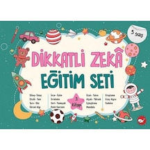 Dikkatli Zeka Eğitim Seti 5 Yaş - 3.Kitap- Beyaz Balina Yayınları