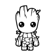Groot Sticker 20 X 36 Cm