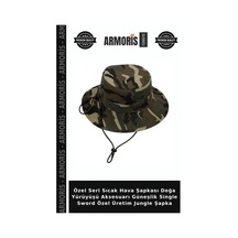 Armoris Özel Seri Sıcak Hava Şapkası Doğa Yürüyüşü Aksesuarı Güneşlik Single Sword Özel Üretim Jungle Şapka Çok Renkli