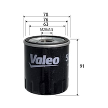 Valeo Yağ Filtresi Ford Focus Iıı 2.0tdcı 14 Cmax Iı 2.0tdcı 15 Kuga Iı 14 2.0 Tdcı Mondeo V 14 2.0 Tdcı 586156 Ds7q6714aa 1890364