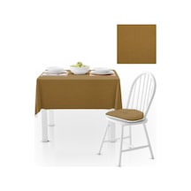 Hardal Kadife Dokulu Masa Örtüsü 180x260