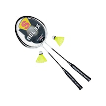 Selex Thunder Badminton Seti (2 Raket + 2 Top) Taşıma Kılıflı