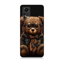 İnfinix Note 11s Uyumlu Sevimli Zeki Ayıcık Desenli Silikon Kılıf