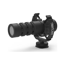 Shiftcam Promic Shotgun Süper Kardioid Mikrofon, Telefon Uyumlu, 3.5mm Jak, Düşük Gürültü, Canlı Yay