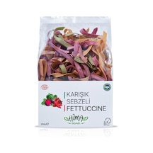 Hüma Organik Karışık Sebzeli Fettuccine 250gr-3128