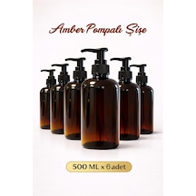 Amber Dispenser Şişe 500 Ml - 6 Adet