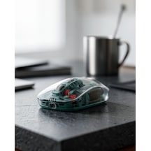 Pilli Kablosuz Şeffaf Mouse Uczzzm223mouseyeşil-1 Belirtilmemiş